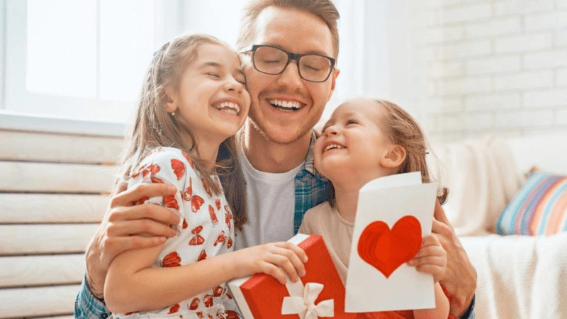 Giving gifts on Father's Day