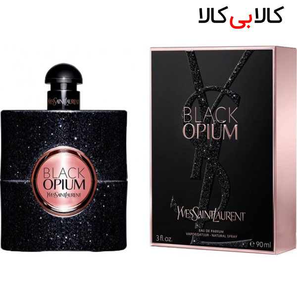 ادو پرفیوم ایو سن لوران بلک اوپیوم Black Opium زنانه حجم 90 میلی لیتر کیفیت A+