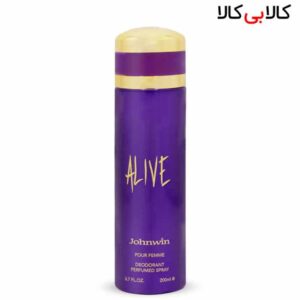 اسپری بدن دئودورانت جانوین مدل الیو Johnwin Alive زنانه حجم 200 میل