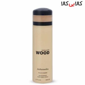 اسپری بدن دئودورانت جانوین مدل وود WOOD مردانه حجم 200 میل