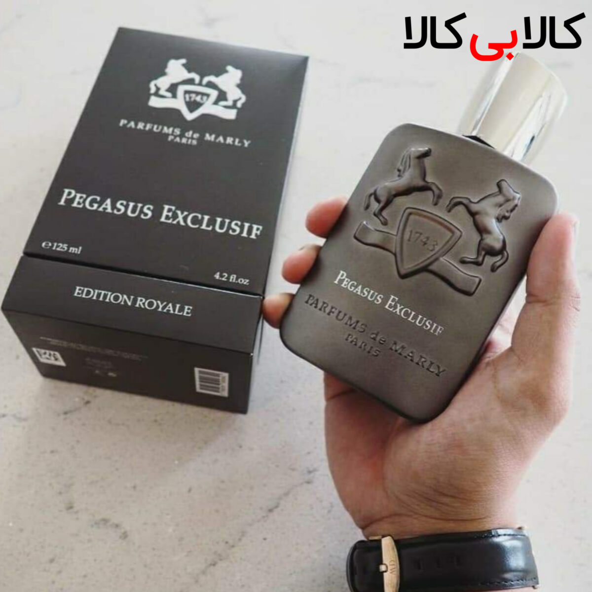 ادوپرفیوم مارلی پگاسوس اکسکلوسیف Parfums de Marly Pegasus Exclusif مردانه حجم 125 میلی لیتر باکس اصلی