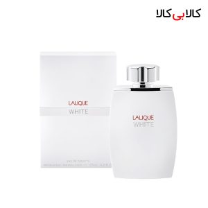 ادکلن لالیک سفید مردانه اصل حجم 125 میلی لیتر