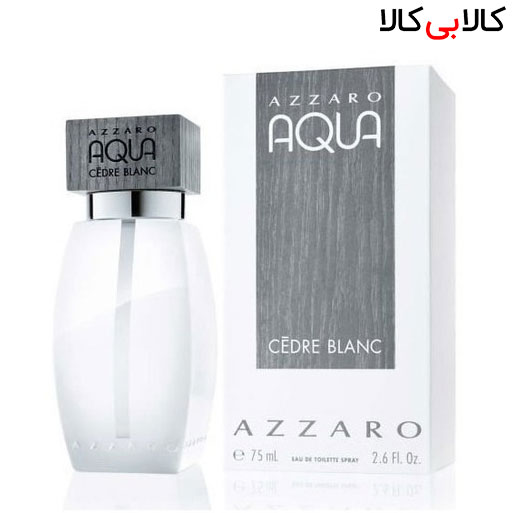 ادوتویلت آزارو آکوا سدر بلان Azzaro Aqua Cedre Blanc مردانه حجم 75 میلی لیتر
