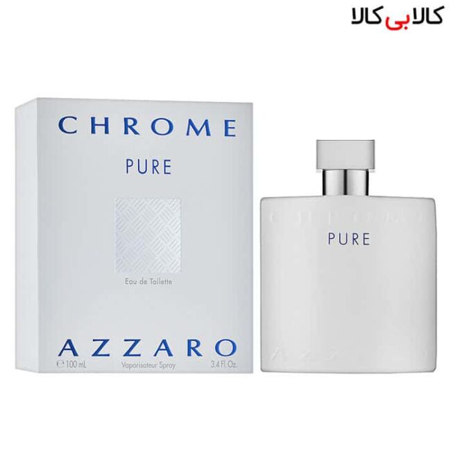 ادوتویلت آزارو کروم پیور Azzaro Chrome Pure مردانه حجم 100 میلی لیتر