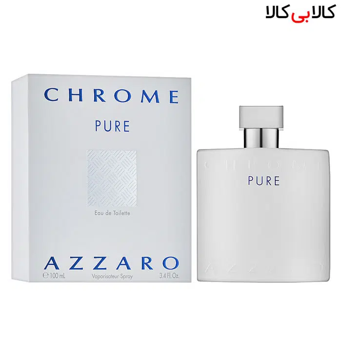ادوتویلت آزارو کروم پیور Azzaro Chrome Pure مردانه حجم 100 میلی لیتر
