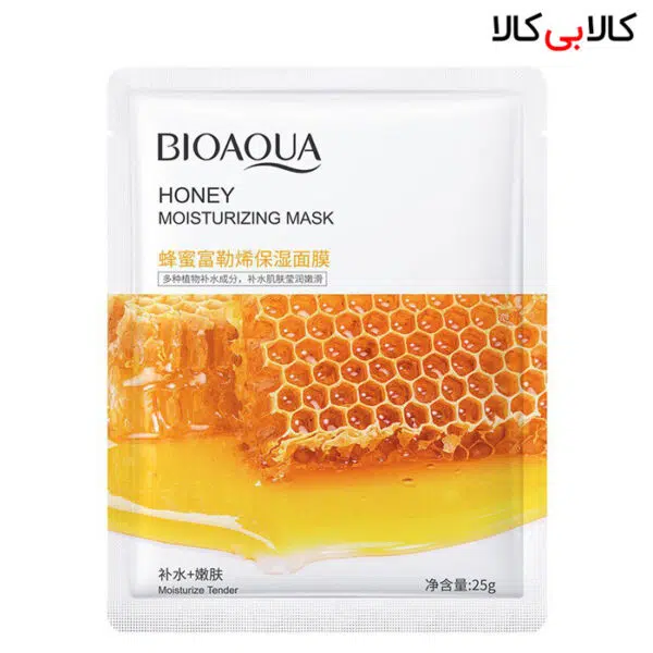 ماسک صورت بیوآکوا مدل عسل Honey Bioaqua وزن 25 گرم