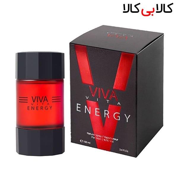 ادوپرفیوم انرژی ویوا ویتا Viva Vita Energy مردانه حجم 100 میلی لیتر