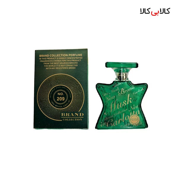 عطر جیبی برند کالکشن کد Brand Collection No 209 مردانه و زنانه حجم 25 میلی لیتر