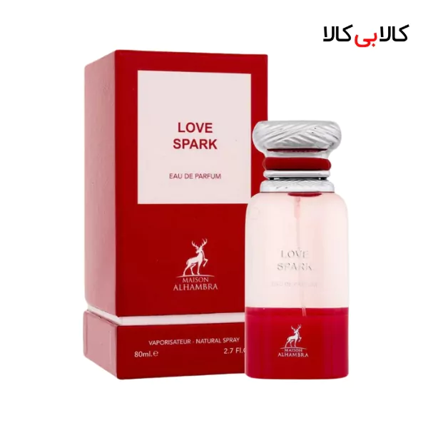 ادکلن الحمبرا لاو اسپارک مردانه و زنانه حجم 80 میلی لیتر