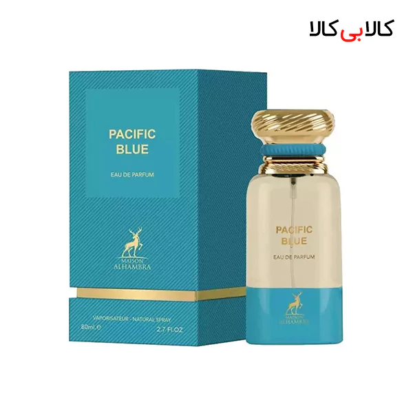 ادکلن الحمبرا پاسیفیک بلو مردانه و زنانه حجم 80 میلی لیتر
