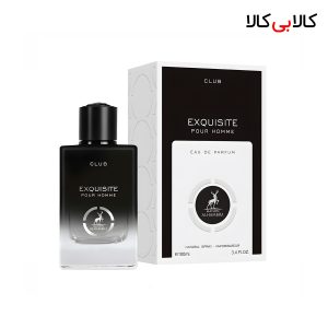 ادکلن الحمبرا کلاب اکسکوزیت پور هوم مردانه حجم 100 میلی لیتر