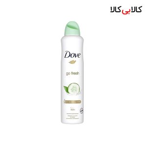 اسپری بدن داو گو فرش با رایحه‌ی خیار و چای سبز زنانه اصل حجم 250 میلی لیتر