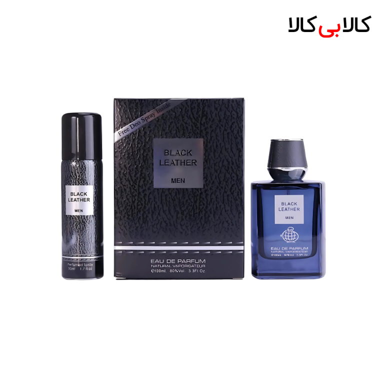 ادکلن فراگرنس ورد بلک لدر مردانه حجم 100 میلی لیتر