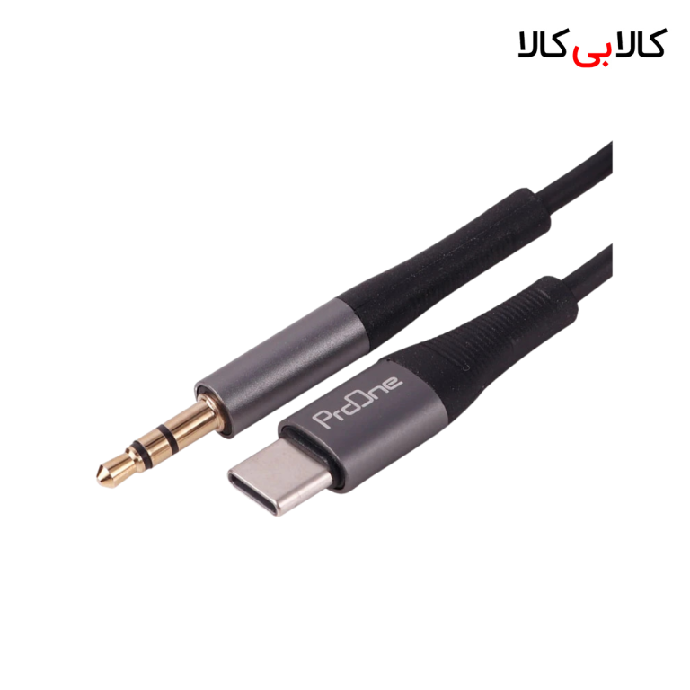 کابل تبدیل USB-C به AUX پرووان مدل PCA47 طول 1 متر