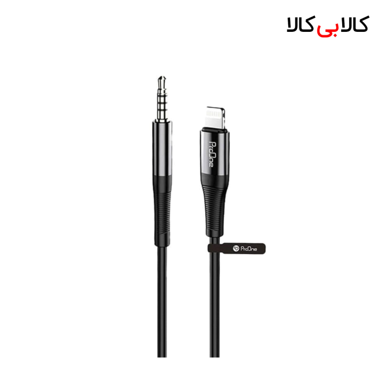 کابل تبدیل لایتنینگ به AUX پرووان مدل PCA48 طول 1 متر