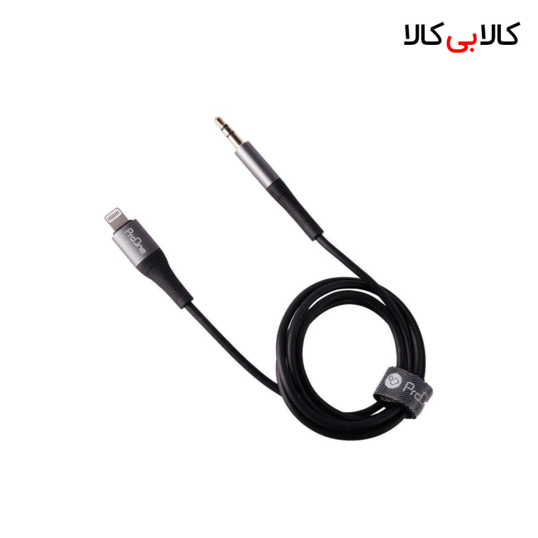 کابل تبدیل لایتنینگ به AUX پرووان مدل PCA48 طول 1 متر