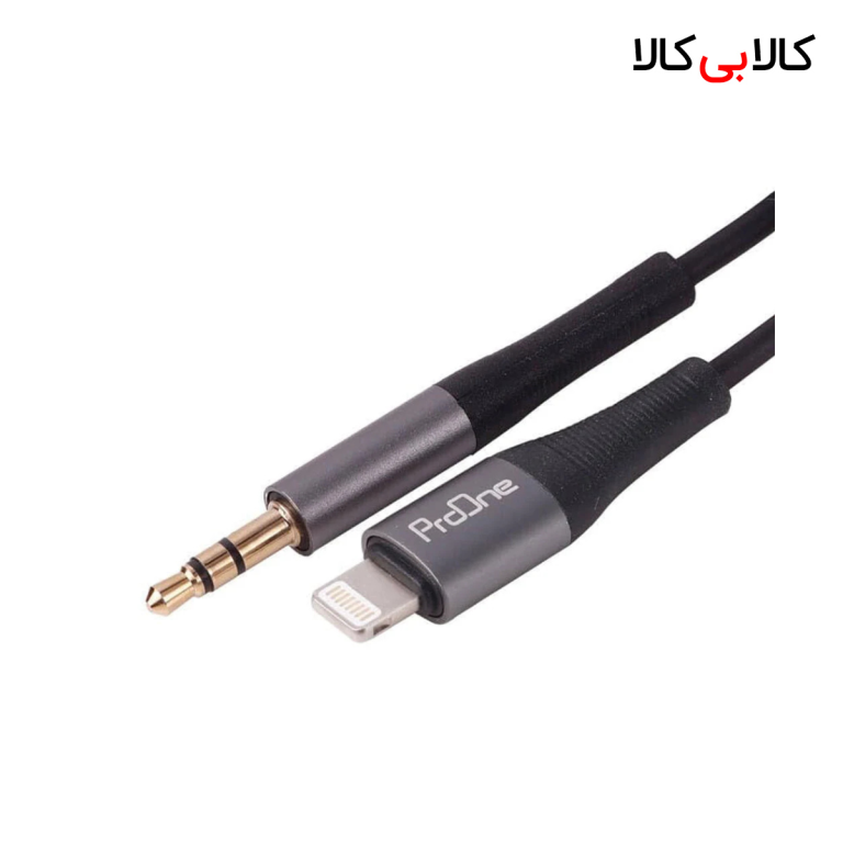 کابل تبدیل لایتنینگ به AUX پرووان مدل PCA48 طول 1 متر