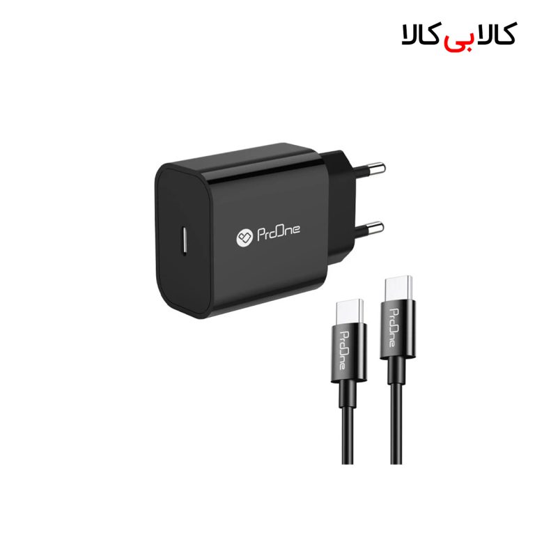 شارژر دیواری پرووان مدل PWC501 به همراه کابل USB-C