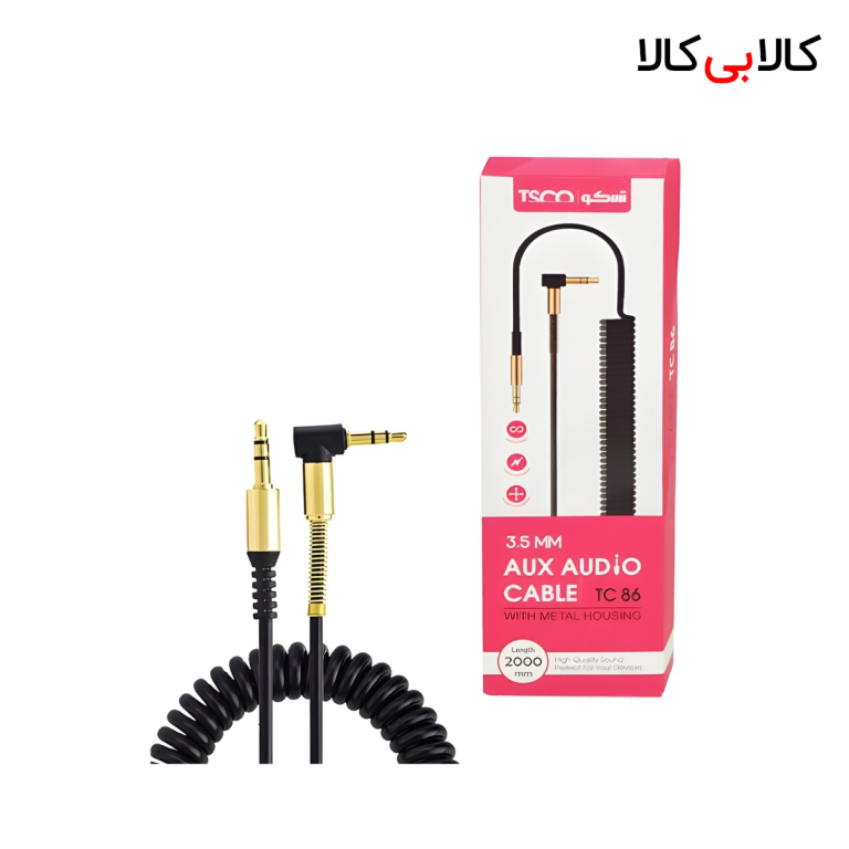 کابل انتقال صدا 3.5 میلی متری تسکو مدل TC 86 طول 2 متر