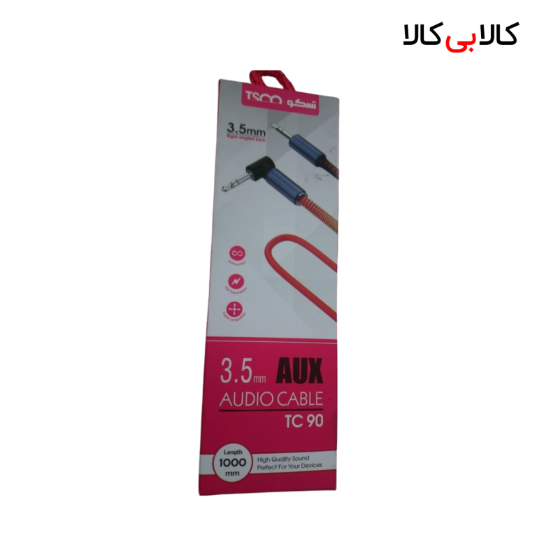 کابل انتقال صدا 3.5 میلی متری تسکو مدل TC 90 طول 1 متر