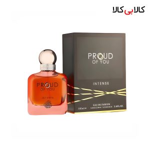 ادکلن فراگرنس ورد پرود آف یو اینتنس مردانه حجم 100 میلی لیتر