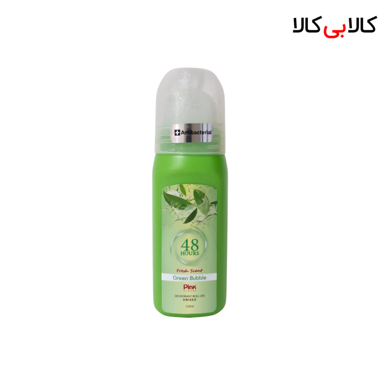 مام رول صدفی پینک ویژوال Green Bubble حجم 120 میلی لیتر