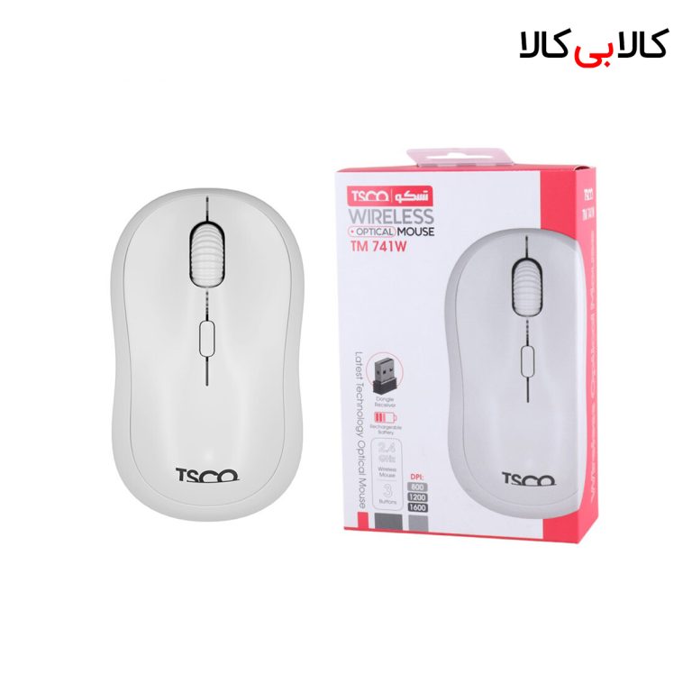 ماوس بی سیم تسکو مدل TM 741W