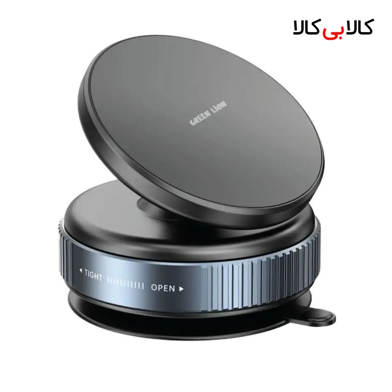 پایه نگهدارنده گوشی موبایل گرین لاین مدل Magno Flex Vacuum Suction Holder GNMGFXSHLDBK