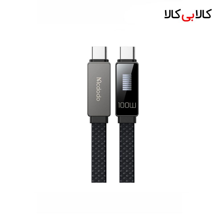کابل دو سر تایپ سی فست شارژ 100 وات مک دودو CA-447 طول 1.2 متر