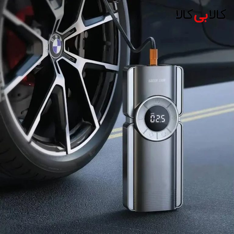 جامپ استارتر، کمپرسور باد، پاوربانک و چراغ قوه گرین لاین GNJUMPSTRBK