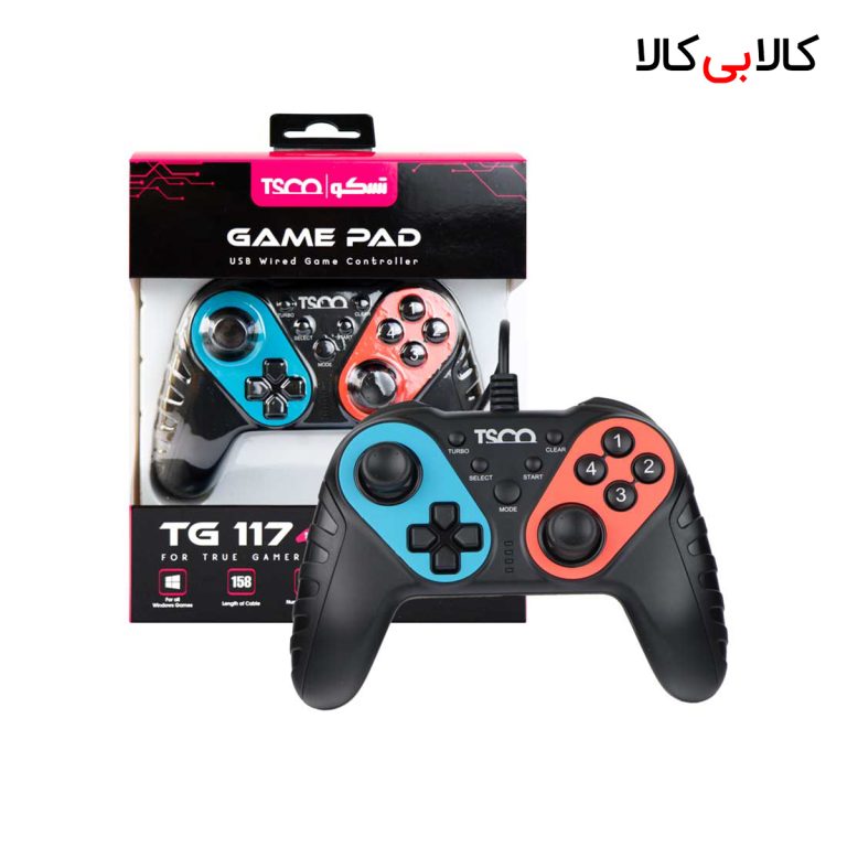 دسته بازی تک شوکدار تسکو TG117