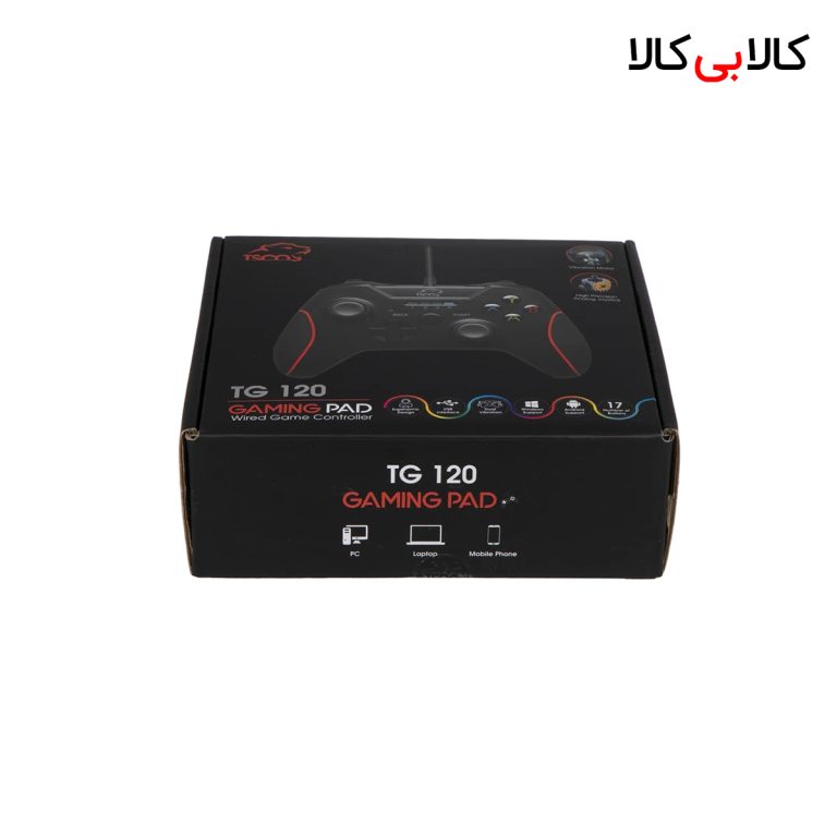 دسته بازی تک شوکدار تسکو TG120